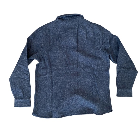 New Outerknown 100% Wool Shirt Jacket Navy Heather Men’s size variation $268 - Picture 15 of 15